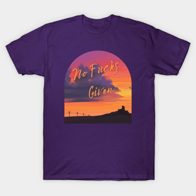 No Fucks Given T-Shirt by Nat Rodgers 